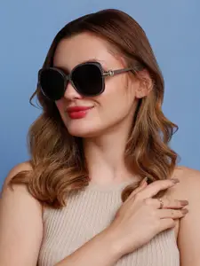 SUNNIES Women Oversized Sunglasses with Polarised Lens