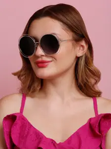 SUNNIES Women Round Sunglasses with UV Protected Lens