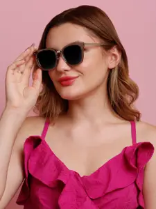 SUNNIES Women Square Sunglasses with Polarised Lens