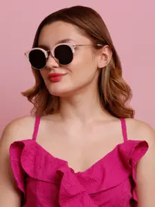 SUNNIES Women Round Sunglasses with Polarised Lens