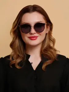 SUNNIES Women Round Sunglasses with Polarised Lens