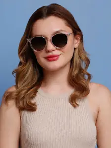 SUNNIES Women Round Sunglasses with Polarised Lens