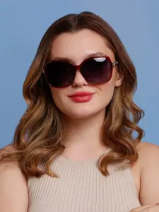 SUNNIES Women Oversized Sunglasses with Polarised Lens
