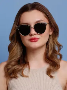 SUNNIES Women Round Sunglasses with Polarised Lens