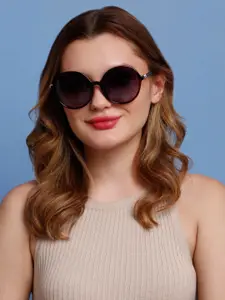 SUNNIES Women Round Sunglasses with Polarised Lens