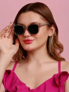 SUNNIES Women Square Sunglasses with Polarised Lens