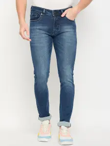 Duke Men Slim Fit Low Distress Heavy Fade Stretchable Jeans