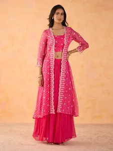 Gajra Gang Embroidered Thread Work Ready to Wear Lehenga & Blouse With Dupatta