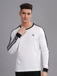 ADRO Men Solid Round Neck T-shirt