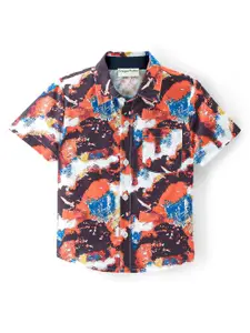 CrayonFlakes Boys Abstract Printed Casual Shirt