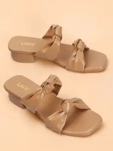 Lavie Textured Block Sandals with Bows