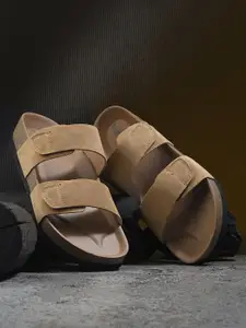The Roadster Lifestyle Co. Men Tan Brown Comfort Sandals