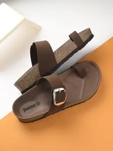 The Roadster Lifestyle Co. Men Brown Comfort Sandals