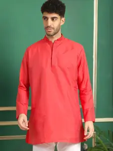 TATTVA Mandarin Collar Straight Kurta