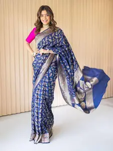 KALINI Woven Design Zari Banarasi Saree
