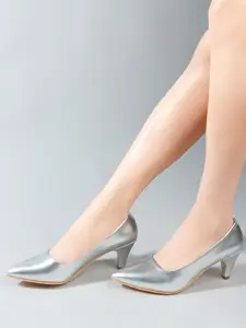 Denill Pointed Toe Kitten Heeled Pumps