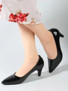 Denill Pointed Toe Kitten Heeled Pumps