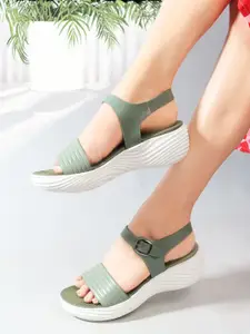 Carlton London Open Toe Comfort Heels