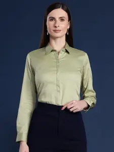 Hancock Wrinkle Free Satin Stretchable Formal Shirt