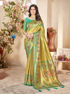 Mehrang Woven Design Zari Banarasi Saree