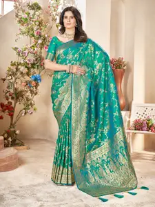 Mehrang Woven Design Zari Banarasi Saree