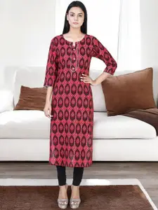 Jevi Prints Geometric Printed Cotton Kurta