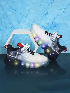 ABROS Boys Textile Running Shoes