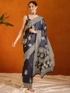 Saree mall Paisley Bagru Sarees