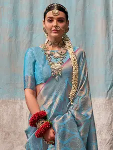 Saree mall Zari Woven Design Kanjeevaram Saree