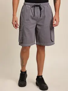 The Roadster Lifestyle Co. Pure Cotton Relaxed-Fit Cargo Shorts