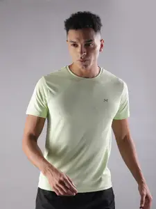 Force NXT Men Microfiber Anti Viral Anti Odour Cool Round Neck Sports Printed T-Shirt