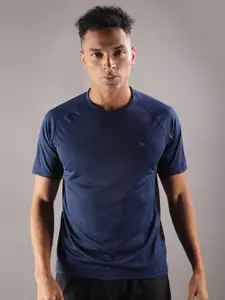 Force NXT Men Microfiber Anti Viral Anti Odour Cool Round Neck Sports Printed T-Shirt