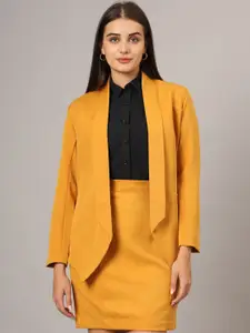 BRINNS Shawl Collar Blazer & Skirt Suit