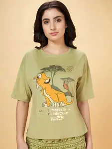 Dreamz by Pantaloons Printed Pure Cotton Lounge T-Shirts