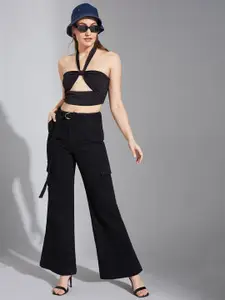 Life With Pockets Women Wide Leg High-Rise Stretchable Jeans