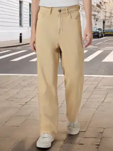 Urbano Fashion Men's Loose Baggy Fit Non-Stretchable Washed Jeans