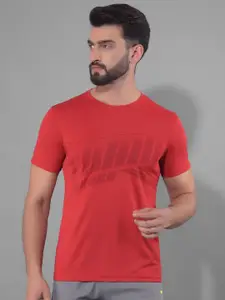 Force NXT Men Microfiber Anti Viral Anti Odour Cool Round Neck Sports Printed T-Shirt