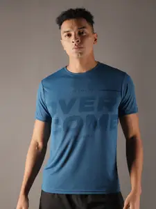 Force NXT Men Microfiber Anti Viral Anti Odour Cool Round Neck Sports Printed T-Shirt