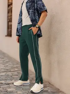Kook N Keech Men Side Buttoned-Up Slit Track Pants