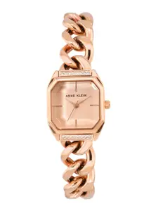 ANNE KLEIN Women Embellished Dial & Bracelet Style Straps Analogue Watch NEAK4002RGRG