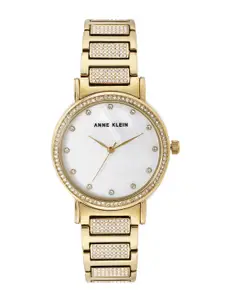 ANNE KLEIN Women Dial & Bracelet Style Straps Analogue Watch-NEAK4004MPGB