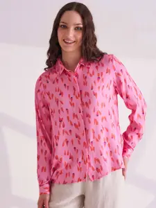 B.Copenhagen Women Conversational Printed Casual Shirt