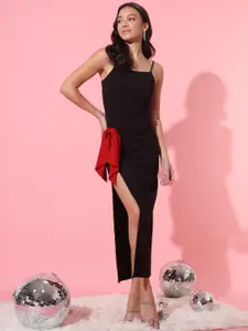 Trend Arrest Women Shoulder Straps Maxi Dress