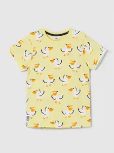 max Boys Printed Applique T-shirt