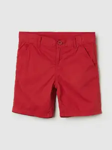 max Boys Mid Rise Cotton Shorts