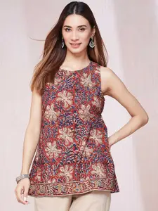 Fabindia Floral Printed Pure Cotton Kurti