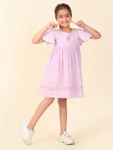 Fabindia Girls Fit & Flare Dress