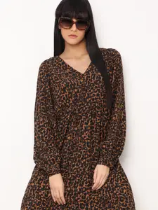 Vero Moda Animal Print A-Line Dress