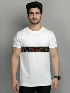 Elibolz Men Typography Regular Fit T-shirt