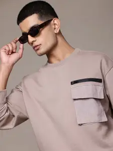 The Roadster Lifestyle Co. Long Sleeves Relaxed Fit Sweatshirt